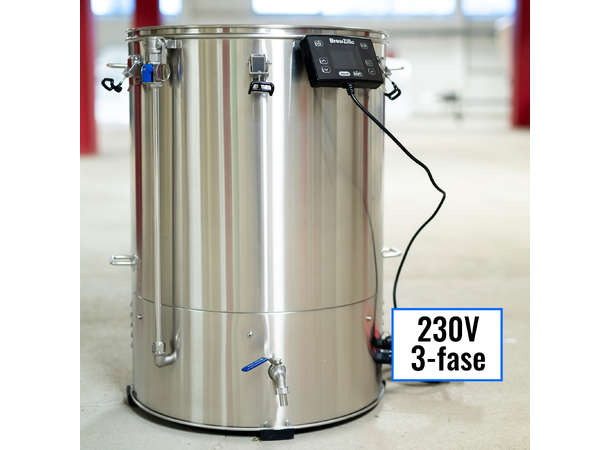 BrewZilla 100L Gen 4 RAPT WIFI 230V 230V 3-fase strømforsyning. 6600W