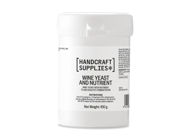 HS Wine Yeast and Nutrient- 100g OBS BF DATO 03/2026