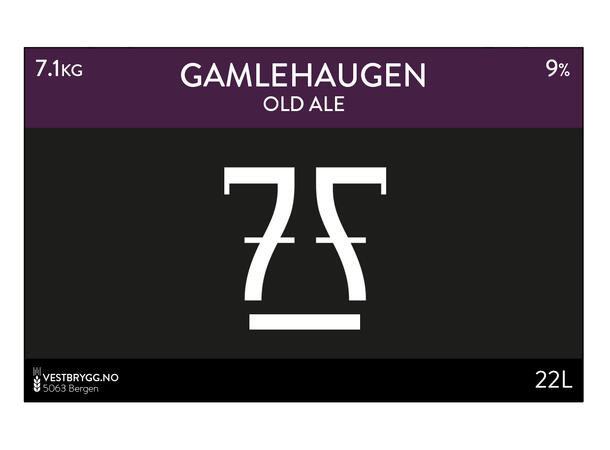 7 Fjell Gamlehaugen Old Ale 20L Ølsett -Påskekampanje!
