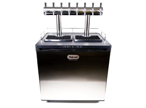 Kegerator Series X Plus - 8 kraner Kegerator med tappetårn for 8 kraner