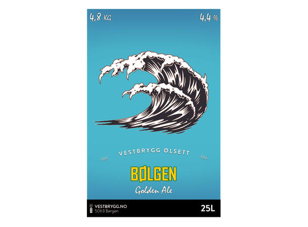 Vestbrygg Bølgen 25L Ølsett