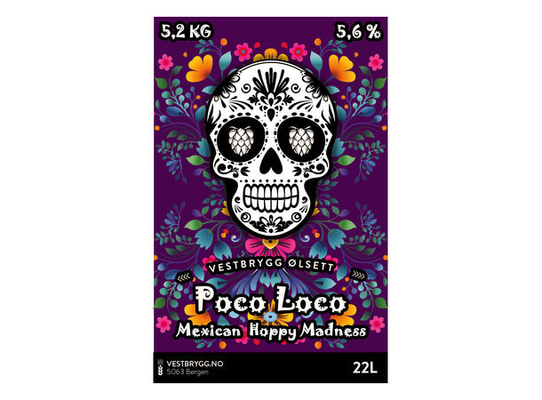 Vestbrygg Poco Loco 22L Ølsett