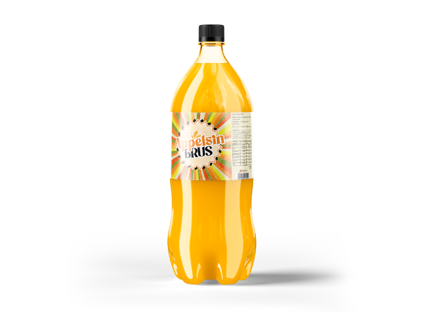 Appelsinbrus - Lag din egen Gir 9 liter appelsin brus