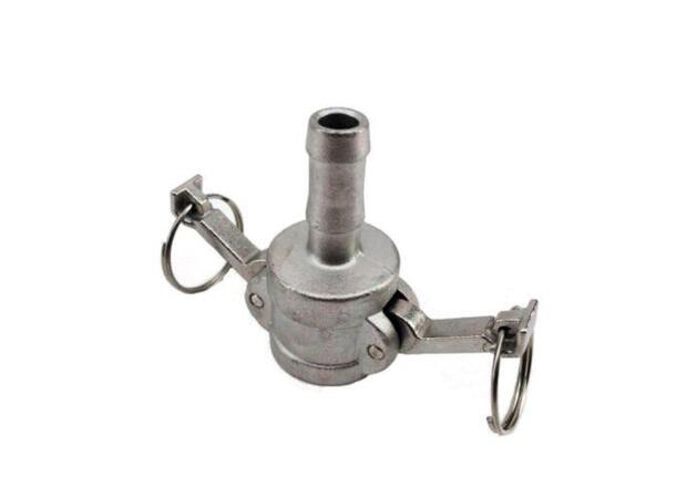 Cam Lock type C female x 1/2" nippel 1/2" - rustfritt stål