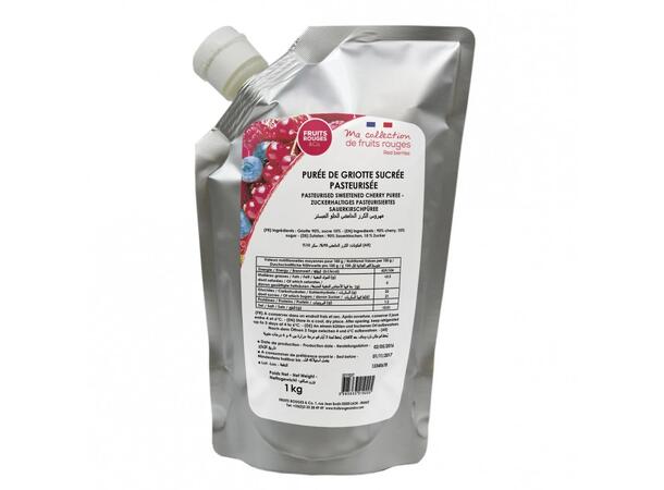 Kirsebærpuré 1kg Fruits Rouges & Co