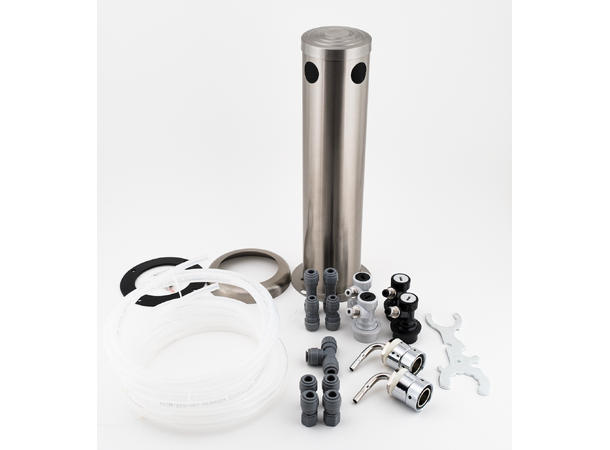 Tappetårn - Pakke med 2 kraner m/co2 Inkludert slanger og koblinger