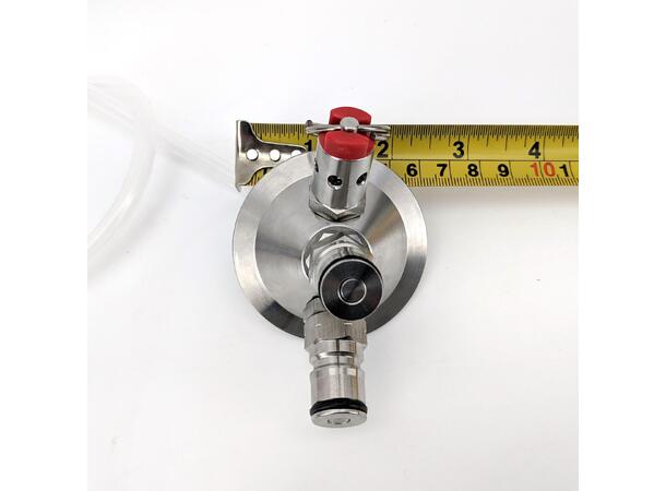 Ball Lock Adapter for Bryggerifat 2" Tri-Clover Commercial Keg Adaptor