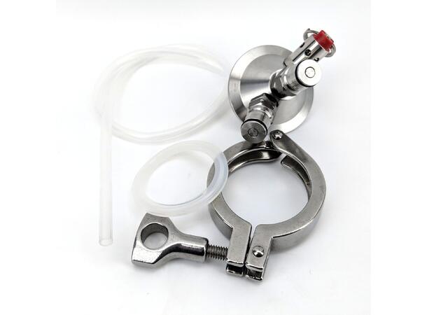 Ball Lock Adapter for Bryggerifat 2" Tri-Clover Commercial Keg Adaptor