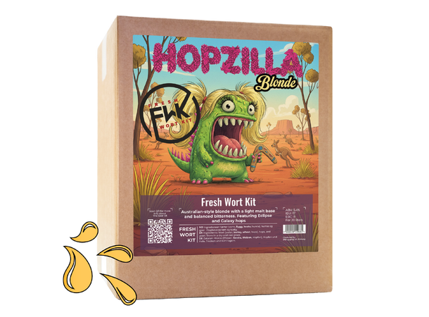 FWK HopZilla Blonde Fresh Wort Kit Australsk blonde med Eclipse & Galaxy