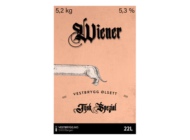 Vestbrygg Wiener Spezial 22L Ølsett
