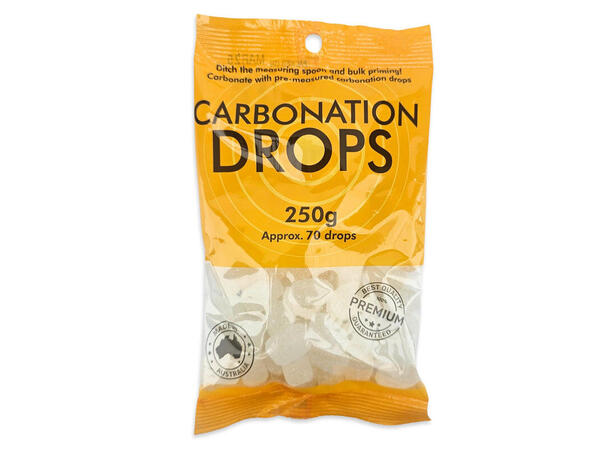 Karboneringsdrops 250g ca 70 drops til 0,5L flaske
