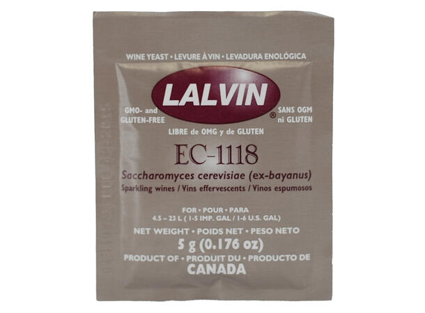 Lalvin EC-1118 Champagne 8g Dry Wine Yeast
