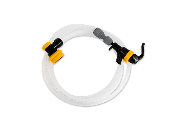 Tappeslange med ball lock og kran 2 meter slange (4 mm)