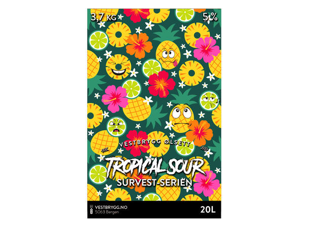 Vestbrygg Tropical Sour 20L Survest-ølsett
