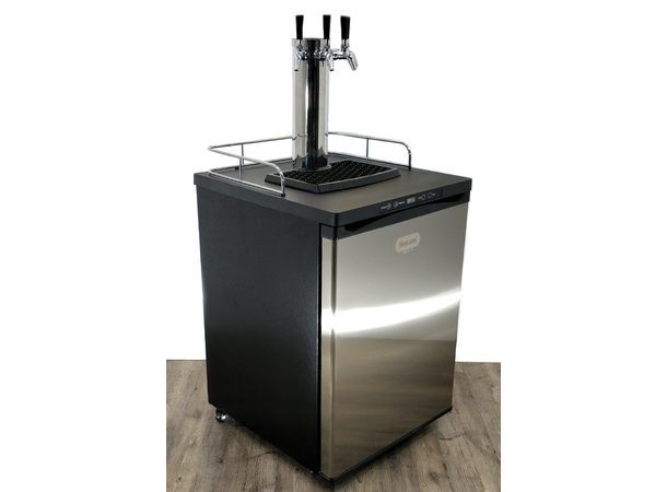 Series X Kegerator - pakke med 4 kraner Kegerator med tappetårn for 4 kraner