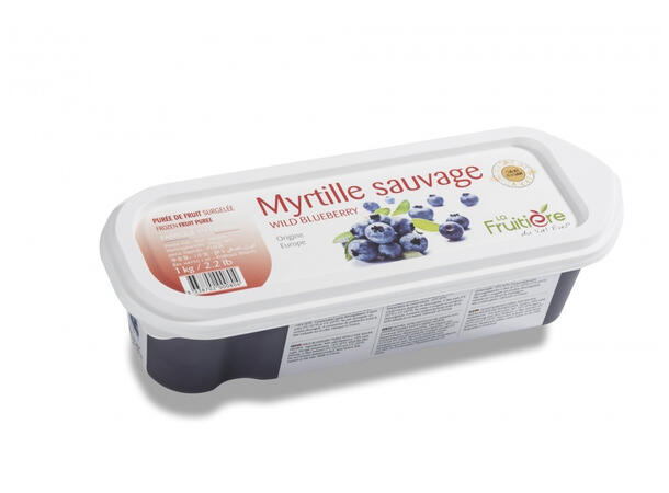Blåbærpuré Fryst 1kg OBS:Sendes kun tirsdager
