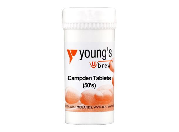 Campden Tablets 50stk OBS: DATO BF 04/25 Potassium Sulfitt