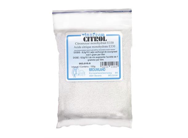 Citrol - Citric acid 100g