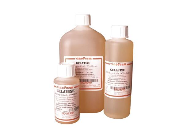 Gelatine 20% - 100ml - Klarningsmiddel OBS DATO: BF 12.12.24