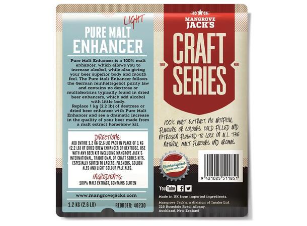 1.2 kg Liquid Malt Extract – Light 1.2 kg - Mangrove Jack's